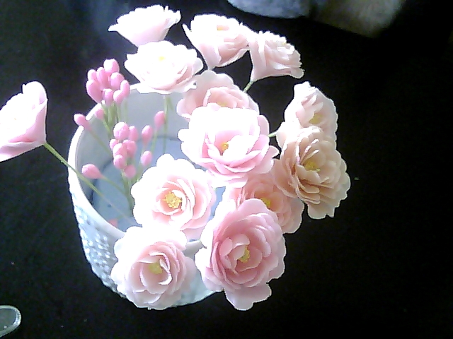 樹脂粘土の花 八重桜作り方 60歳定年後からの趣味 クレイアートフラワー